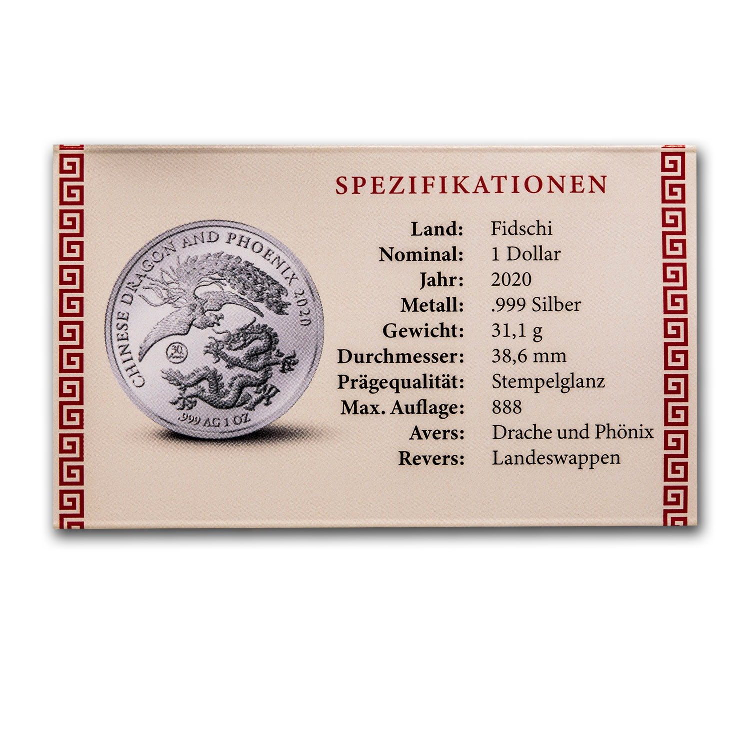 Buy 2020 Fiji Silver & Gold Chinese Dragon & Phoenix 2-Coin Set