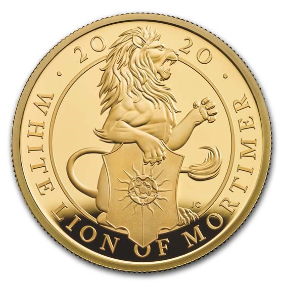 2020 GB 1/4 oz Gold Queen's Beasts White Lion Proof (w/Box & COA) 2020 GB 1/4 oz Gold Queen's Beasts White Lion Proof (w/Box & COA)