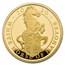 2020 GB 1 oz Gold Queen's Beasts White Horse Proof (w/Box & COA)
