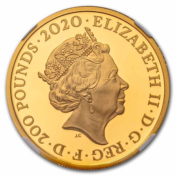 2020 GB 2 oz Gold Music Legends David Bowie Coin PF-69 NGC