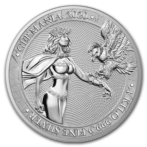2020 Germania Allegories 1 kilo Silver Round BU 2020 Germania Allegories 1 kilo Silver Round BU