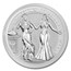 2020 Germania Allegories 10 oz Silver Round BU (Italia)