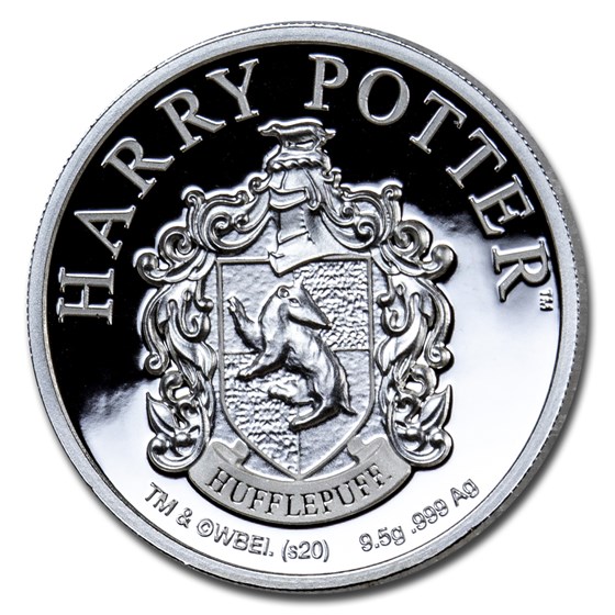 2020 Gibraltar Silver Harry Potter School Crests: Hufflepuff 2020 Gibraltar Silver Harry Potter School Crests: Hufflepuff
