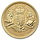 2020 Great Britain 1/10 oz Gold The Royal Arms BU