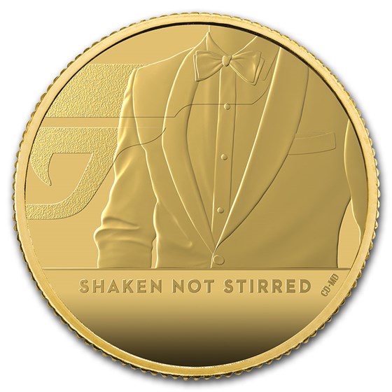 2020 Great Britain 1/4 oz Gold Proof James Bond 007 Coin #3 2020 Great Britain 1/4 oz Gold Proof James Bond 007 Coin #3