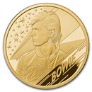2020 Great Britain 1/4 oz Gold Proof Music Legends: David Bowie