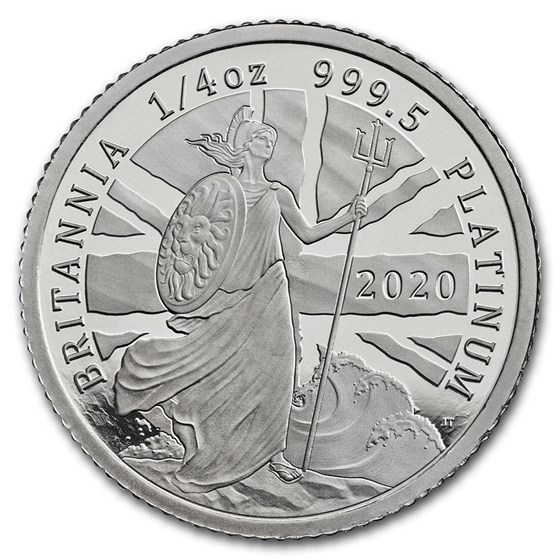 2020 Great Britain 1/4 oz Proof Platinum Britannia 2020 Great Britain 1/4 oz Proof Platinum Britannia