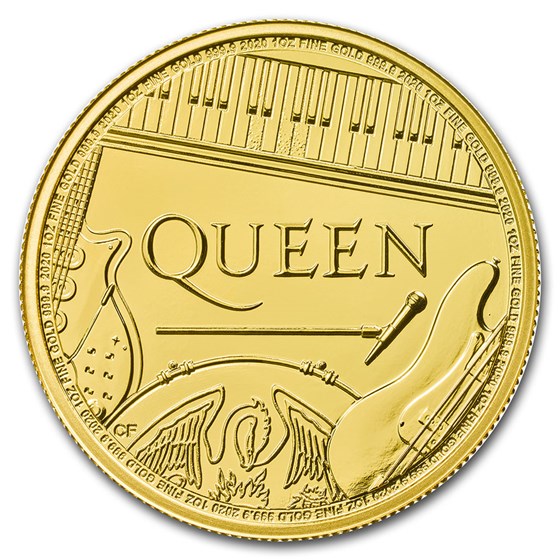 2020 Great Britain 1 oz Gold Music Legends: Queen BU 2020 Great Britain 1 oz Gold Music Legends: Queen BU