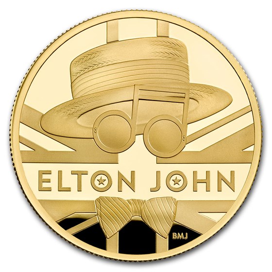 2020 Great Britain 1 oz Gold Proof Music Legends: Elton John 2020 Great Britain 1 oz Gold Proof Music Legends: Elton John