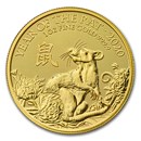 2020 Great Britain 1 oz Gold Year of the Rat BU