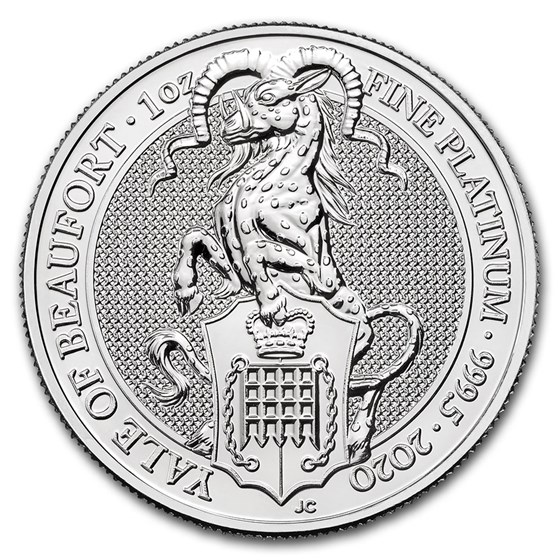 2020 Great Britain 1 oz Platinum Queen's Beasts The Yale 2020 Great Britain 1 oz Platinum Queen's Beasts The Yale