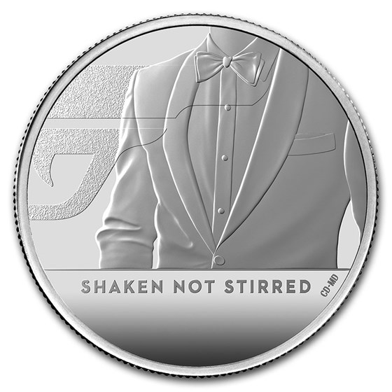 2020 Great Britain 1 oz Proof Silver James Bond 007 Coin #3 2020 Great Britain 1 oz Proof Silver James Bond 007 Coin #3