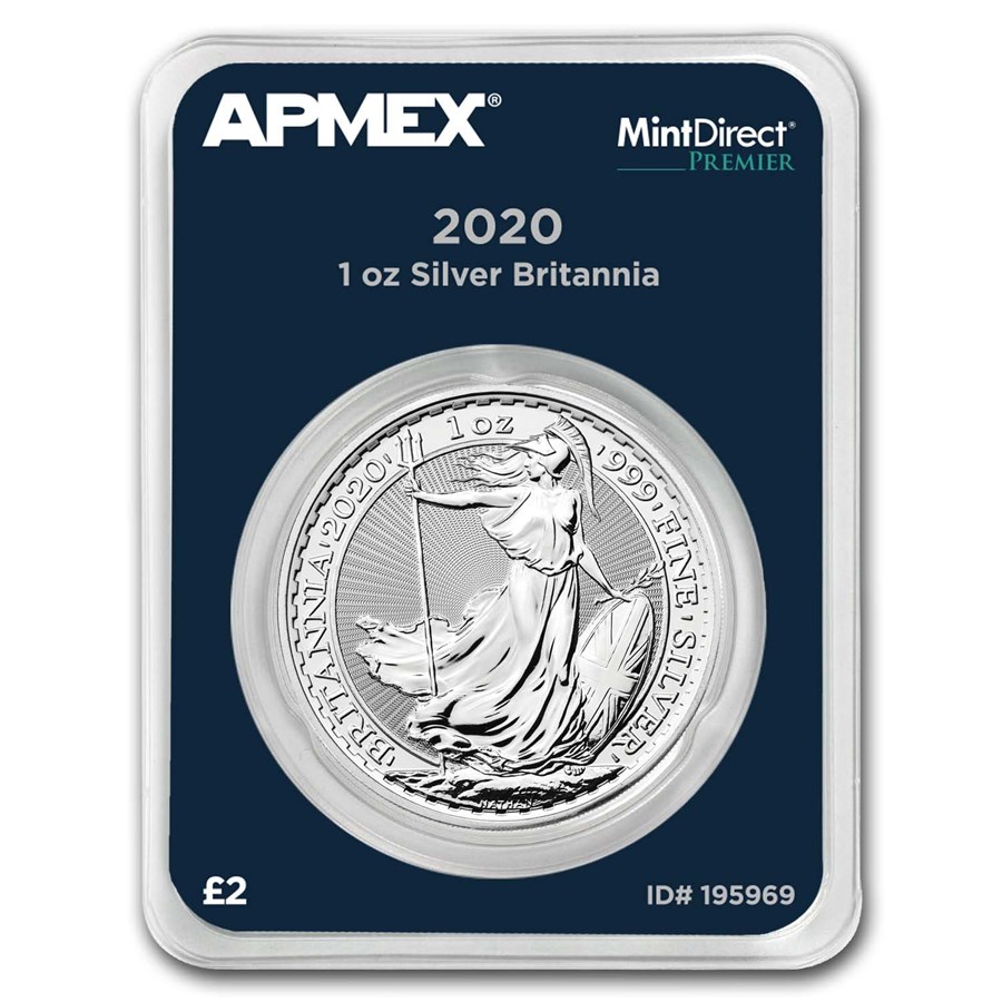 2020 Great Britain 1 oz Silver Britannia (MintDirect® Premier)