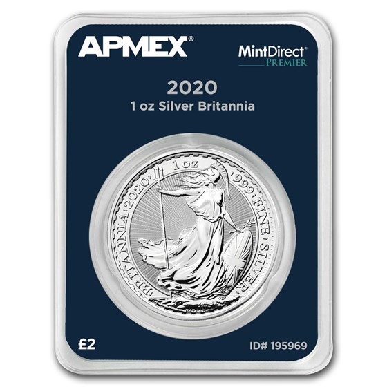 2020 Great Britain 1 oz Silver Britannia (MintDirect® Premier) 2020 Great Britain 1 oz Silver Britannia (MintDirect® Premier)
