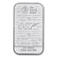 2020 Great Britain 1 oz Silver James Bond 007 Bar