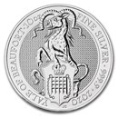 2020 Great Britain 10 oz Silver Queen's Beasts The Yale
