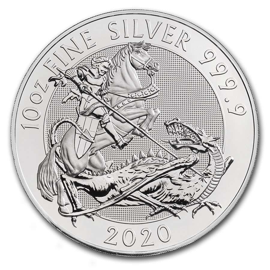 2020 Great Britain 10 oz Silver Valiant BU