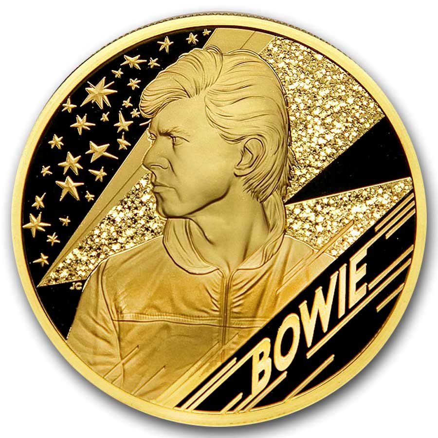 Buy 2020 Great Britain 2 oz Gold Music Legends David Bowie Coin Proof ...