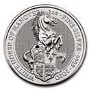 2020 Great Britain 2 oz Silver Queen's Beasts The White Horse