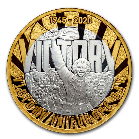 2020 Great Britain £2 Silver VE Day 75th Anniversary Proof