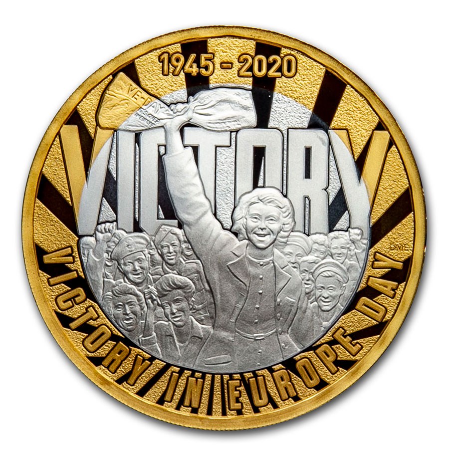 2020 Great Britain £2 Silver VE Day 75th Anniversary Proof
