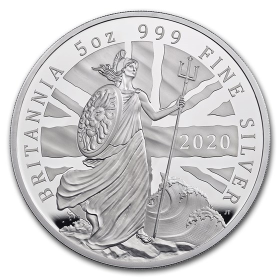 2020 Great Britain 5 oz Proof Silver Britannia 2020 Great Britain 5 oz Proof Silver Britannia