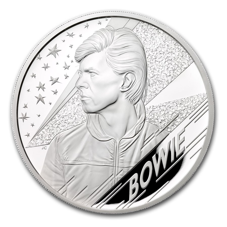 2020 Great Britain 5 oz Proof Silver Music Legends: David Bowie