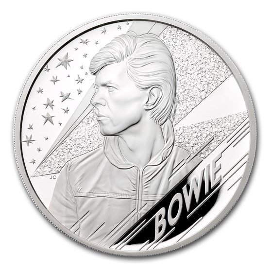 2020 Great Britain 5 oz Proof Silver Music Legends: David Bowie