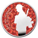2020 Great Britain £5 Silver Remembrance Day Piedfort Proof