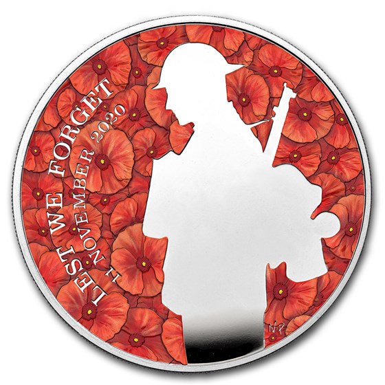 2020 Great Britain £5 Silver Remembrance Day Piedfort Proof 2020 Great Britain £5 Silver Remembrance Day Piedfort Proof