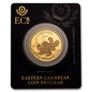 2020 Grenada 1 oz Gold Octopus BU