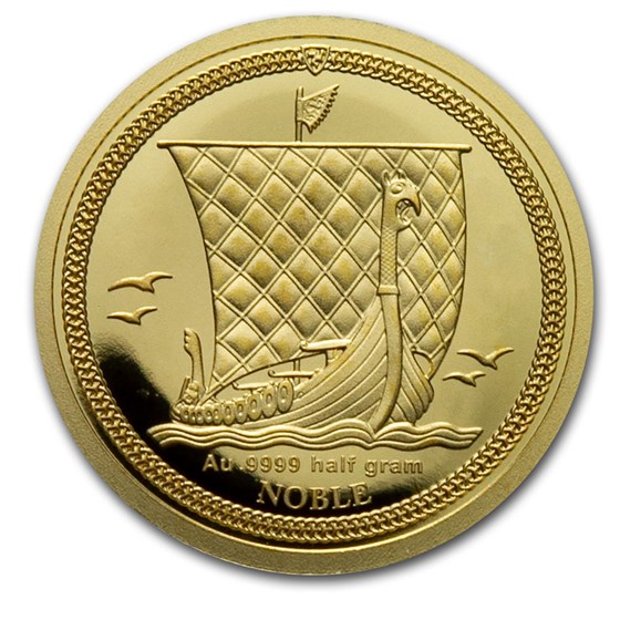 2020 Isle of Man 1/2 Gram Gold Noble Proof 2020 Isle of Man 1/2 Gram Gold Noble Proof