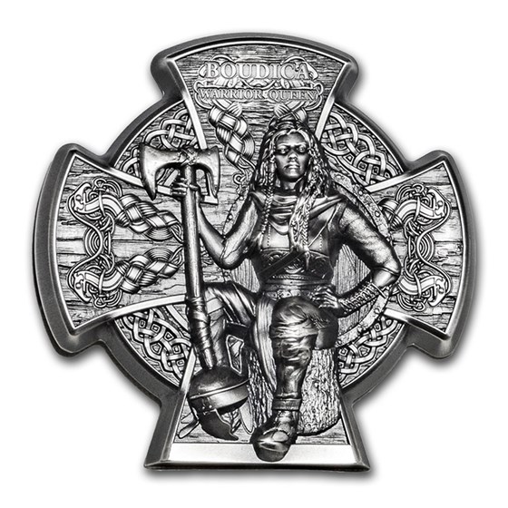 2020 Isle of Man 3 oz Silver Warrior Queen: Boudica 2020 Isle of Man 3 oz Silver Warrior Queen: Boudica