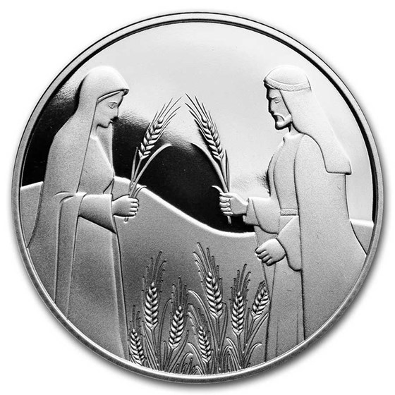 2020 Israel Silver 2 NIS the Ruth in Boaz's Field Proof 2020 Israel Silver 2 NIS the Ruth in Boaz's Field Proof