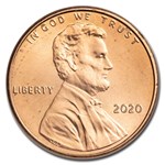 2020 Lincoln Cent 50-Coin Roll BU