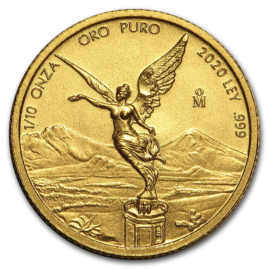 2020 Mexico 1/10 oz Gold Libertad BU