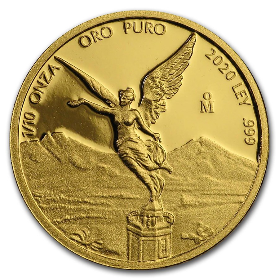 2020 Mexico 1/10 oz Proof Gold Libertad
