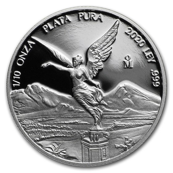2020 Mexico 1/10 oz Silver Libertad Proof (In Capsule) 2020 Mexico 1/10 oz Silver Libertad Proof (In Capsule)