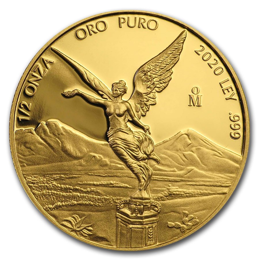 2020 Mexico 1/2 oz Proof Gold Libertad