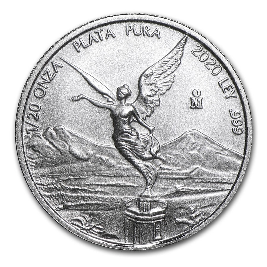 2020 Mexico 1/20 oz Silver Libertad BU