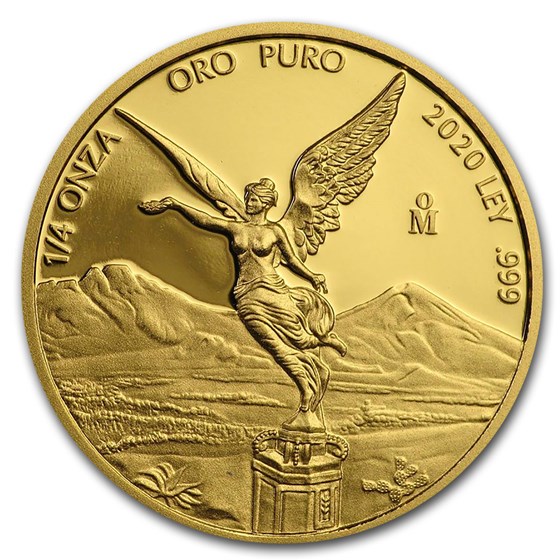 2020 Mexico 1/4 oz Proof Gold Libertad