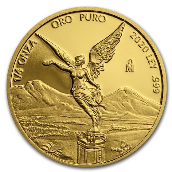 2020 Mexico 1/4 oz Proof Gold Libertad 2020 Mexico 1/4 oz Proof Gold Libertad