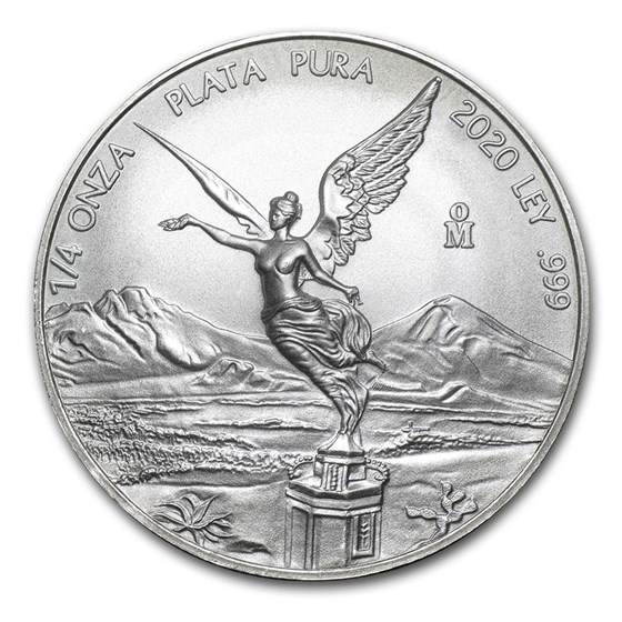 2020 Mexico 1/4 oz Silver Libertad BU