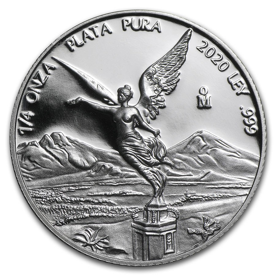 2020 Mexico 1/4 oz Silver Libertad Proof (In Capsule)
