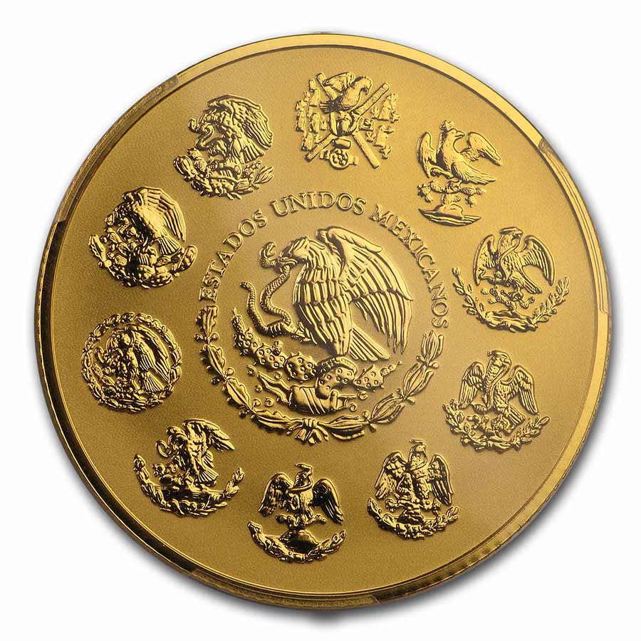 Buy 2020 Mexican 1 oz Reverse Proof Gold Libertad PR-70 PCGS (FS