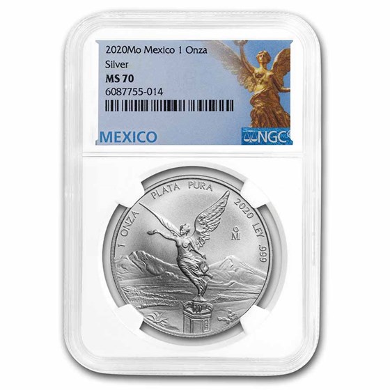 2020 Mexico 1 oz Silver Libertad MS-70 NGC 2020 Mexico 1 oz Silver Libertad MS-70 NGC