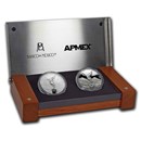 2020 Mexico 2-Coin Silver Libertad Proof/Reverse Proof Set