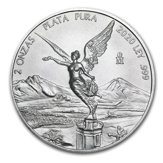 2020 Mexico 2 oz Silver Libertad BU 2020 Mexico 2 oz Silver Libertad BU