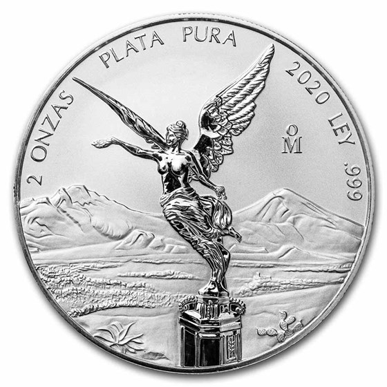 2020 Mexico 2 oz Silver Reverse Proof Libertad