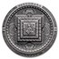 2020 Mongolia 3 oz Antique Silver Vasudhara Mandala